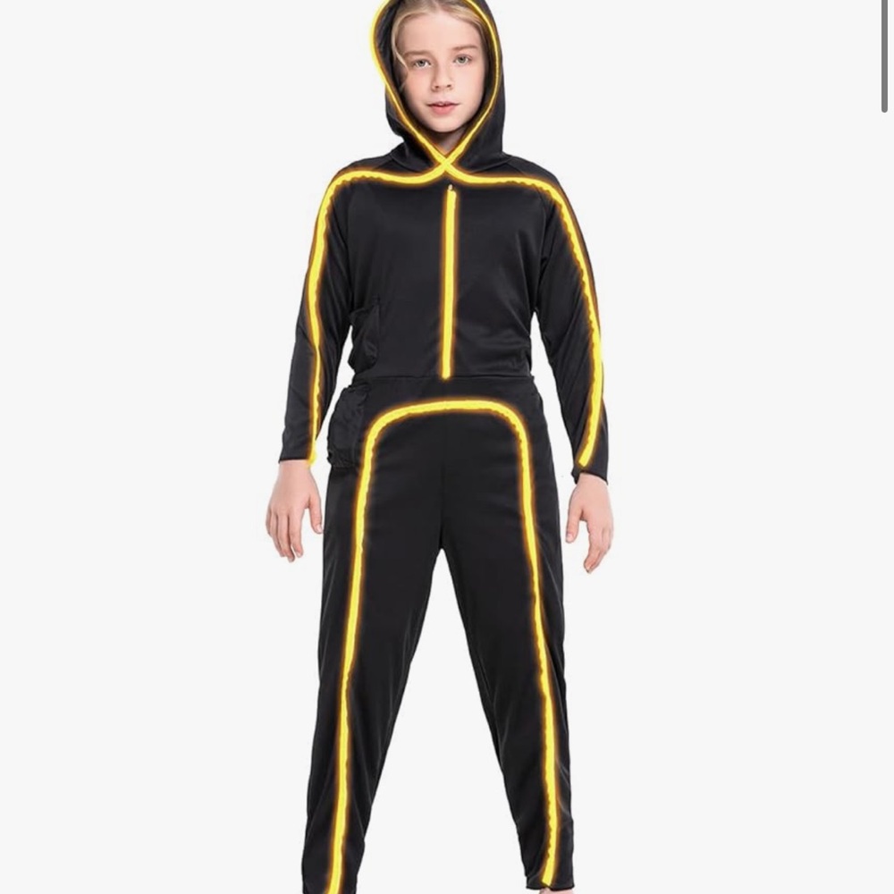 Halloween costume stick figure